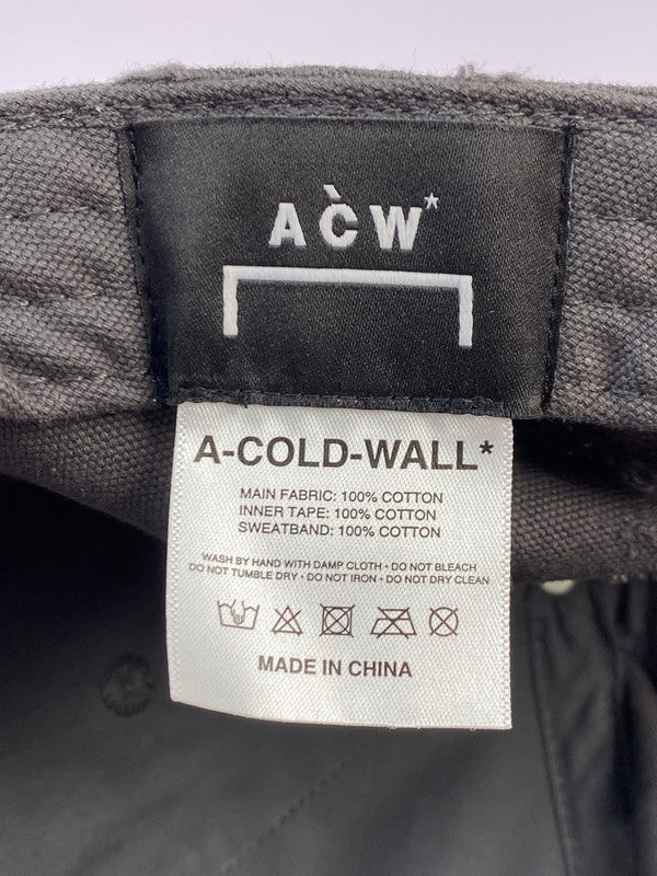 【現状渡し品】【メンズ/レディース】 A-COLD-WALL アコールドウォール AND CAP ベースボール キャップ 帽子 メンズ レディース ファッション 小物 185-251024-em-04-min カラー：グレー 万代Net店
