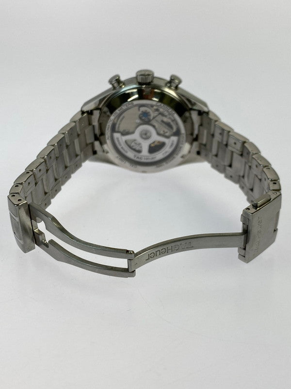 【中古品】【メンズ】 TAG HEUER タグホイヤー CAR2110.BA0724 カレラ 1887 クロノグラフ ブラック 腕時計 195-251026-ks-37-min カラー：シルバー/ブラック 万代Net店