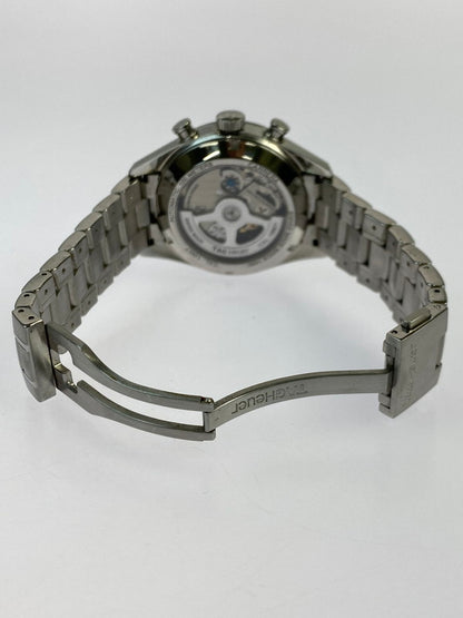 【中古品】【メンズ】 TAG HEUER タグホイヤー CAR2110.BA0724 カレラ 1887 クロノグラフ ブラック 腕時計 195-251026-ks-37-min カラー：シルバー/ブラック 万代Net店