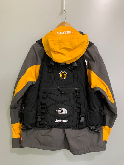 【中古品】【メンズ】 THE NORTH FACE ザノースフェイス × SUPREME シュプリーム NP61903I RTG JACKET VEST ジャケット ベスト 144-251026-zi-19-min サイズ：M カラー：イエロー/グレー/ブラック 万代Net店