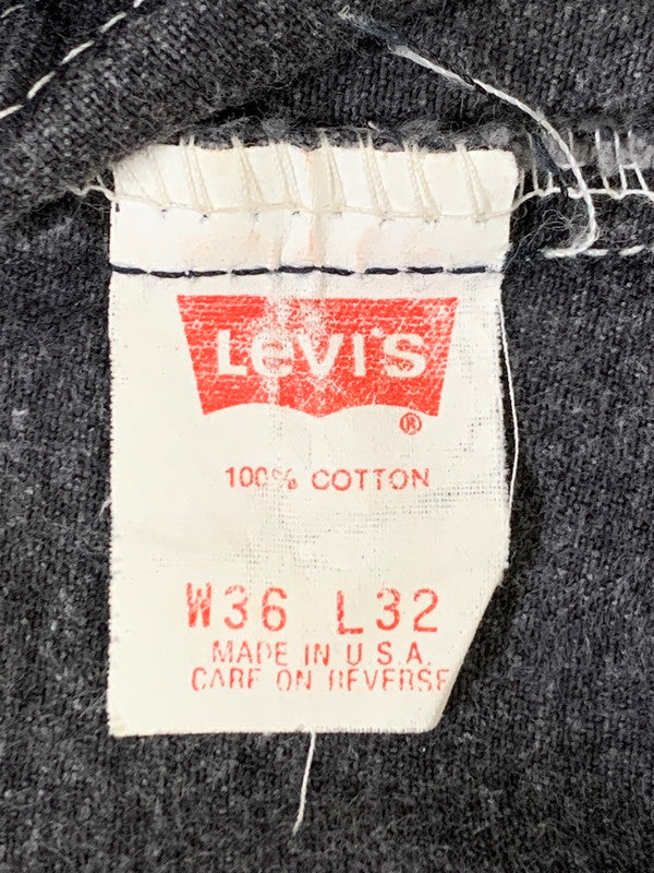 【中古品】【メンズ】 BLACK DENIM PANTS 505-0260 ブラック デニム パンツ メンズ ボトムス ジーンズ ジーパン 157-251019-em-08-min サイズ：W36×L32 カラー：ブラック 万代Net店