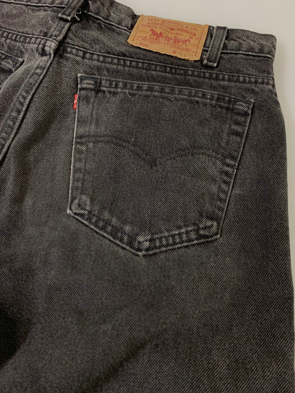 【中古品】【メンズ】 BLACK DENIM PANTS 505-0260 ブラック デニム パンツ メンズ ボトムス ジーンズ ジーパン 157-251019-em-08-min サイズ：W36×L32 カラー：ブラック 万代Net店