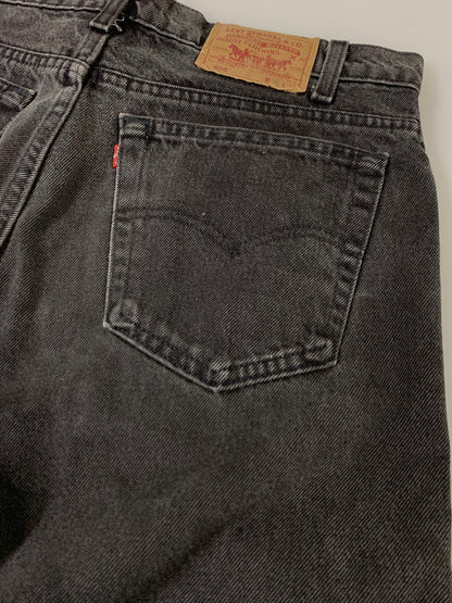 【中古品】【メンズ】 BLACK DENIM PANTS 505-0260 ブラック デニム パンツ メンズ ボトムス ジーンズ ジーパン 157-251019-em-08-min サイズ：W36×L32 カラー：ブラック 万代Net店