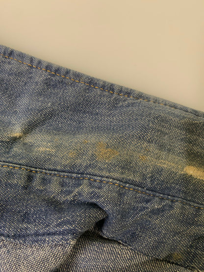 【現状渡し品】【メンズ】 ROEBUCKS ローバックス 60-70's L/S DENIM WESTERN SHIRT VINTAGE 60-70年代 ロングスリーブ デニム ウエスタンシャツ 長袖 トップス ヴィンテージ 146-251030-kk-26-min サイズ：L カラー：ライトインディゴ 万代Net店