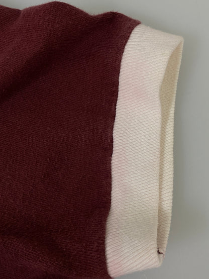 【現状渡し品】【メンズ】 STEDMAN ステッドマン 80S TEXAS AGGIES TEE 80年代 テキサス アギーズ Tシャツ メンズ トップス 半袖 ヴィンテージ 146-260720-em-29-min サイズ：Ｌ（42-44） カラー：ワインレッド 万代Net店