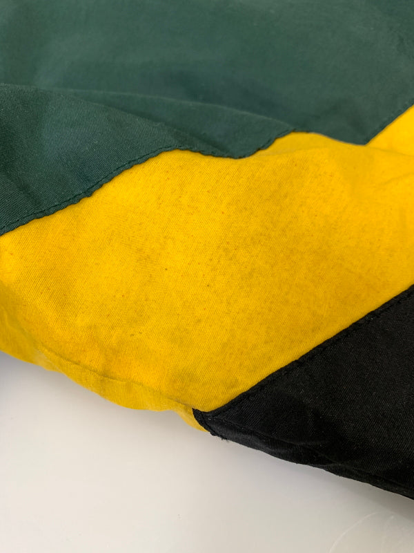 【現状渡し品】【メンズ】 LOGO 7 ロゴセブン 90S PACKERS DOWN FULLZIP NYLON JACKET 90年代 パッカーズ ダウン フルジップ ナイロン ジャケット メンズ アウター 146-260731-em-66-min サイズ：XXL カラー：グリーン/イエロー/ブラック 万代Net店