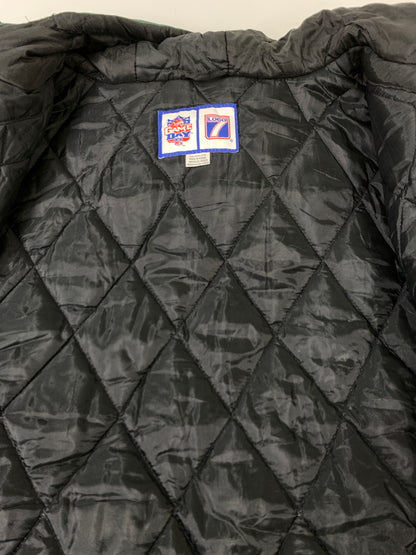 【現状渡し品】【メンズ】 LOGO 7 ロゴセブン 90S PACKERS DOWN FULLZIP NYLON JACKET 90年代 パッカーズ ダウン フルジップ ナイロン ジャケット メンズ アウター 146-260731-em-66-min サイズ：XXL カラー：グリーン/イエロー/ブラック 万代Net店