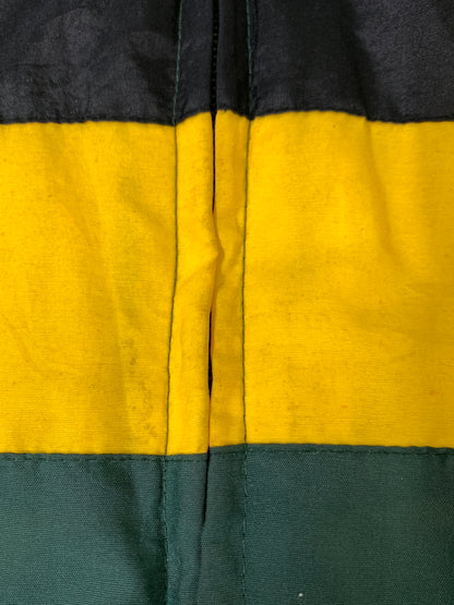 【現状渡し品】【メンズ】 LOGO 7 ロゴセブン 90S PACKERS DOWN FULLZIP NYLON JACKET 90年代 パッカーズ ダウン フルジップ ナイロン ジャケット メンズ アウター 146-260731-em-66-min サイズ：XXL カラー：グリーン/イエロー/ブラック 万代Net店
