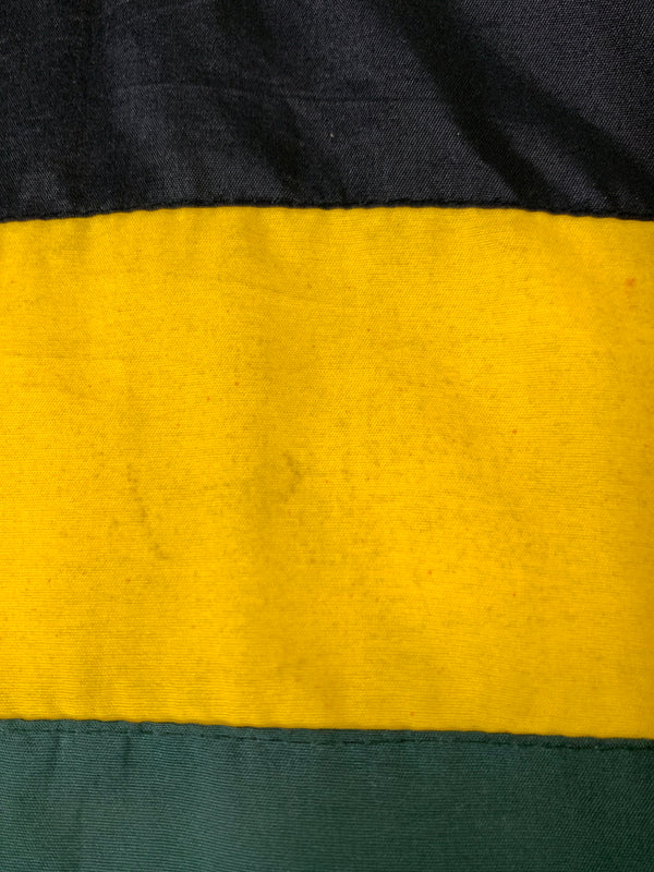 【現状渡し品】【メンズ】 LOGO 7 ロゴセブン 90S PACKERS DOWN FULLZIP NYLON JACKET 90年代 パッカーズ ダウン フルジップ ナイロン ジャケット メンズ アウター 146-260731-em-66-min サイズ：XXL カラー：グリーン/イエロー/ブラック 万代Net店