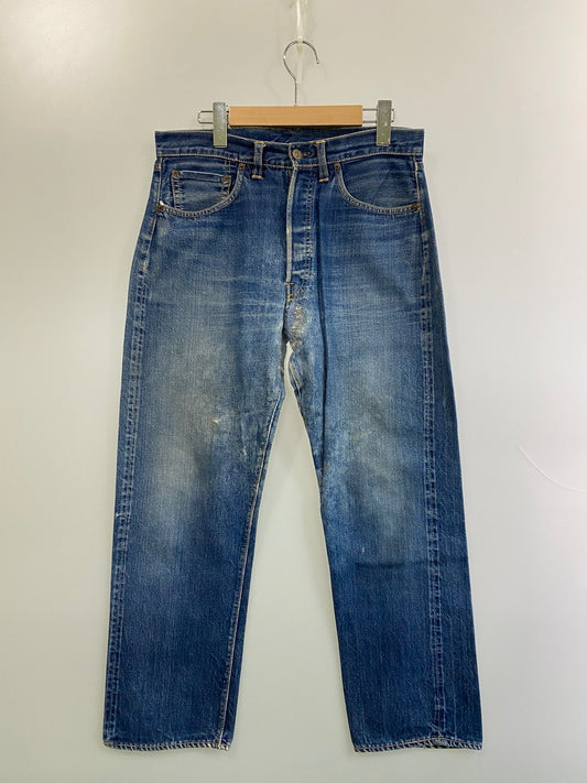 【現状渡し品】【メンズ】 Levi's リーバイス 60's 501 DENIM PANTS 60年代 デニムパンツ A-TYPE BIGE ボトムス 157-251022-yn-18-min サイズ：W33 L31 カラー：インディゴ 万代Net店