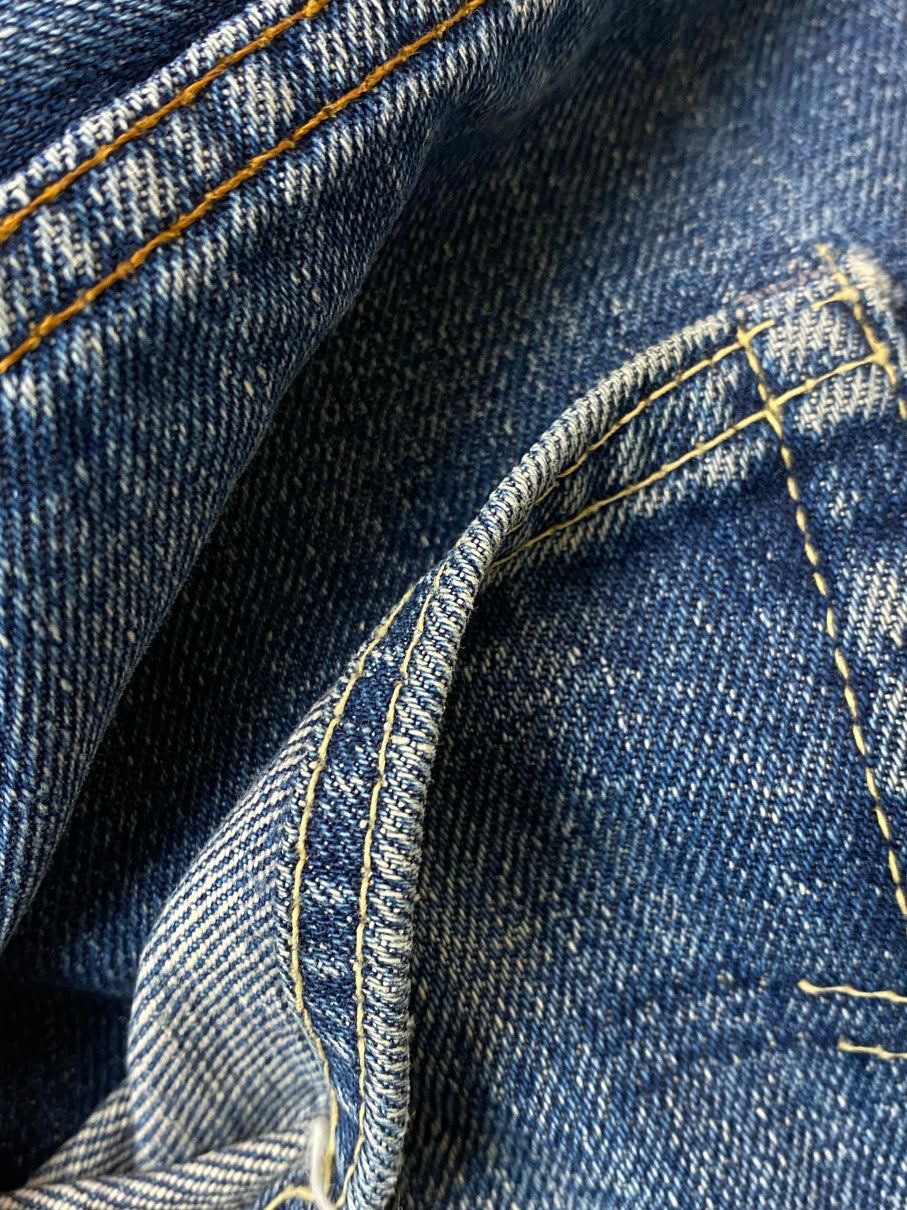 【現状渡し品】【メンズ】 Levi's リーバイス 60's 501 DENIM PANTS 60年代 デニムパンツ A-TYPE BIGE ボトムス 157-251022-yn-18-min サイズ：W33 L31 カラー：インディゴ 万代Net店