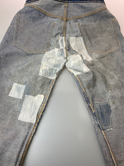 【現状渡し品】【メンズ】 Levi's リーバイス 60's 501 DENIM PANTS 60年代 デニムパンツ A-TYPE BIGE ボトムス 157-251022-yn-18-min サイズ：W33 L31 カラー：インディゴ 万代Net店