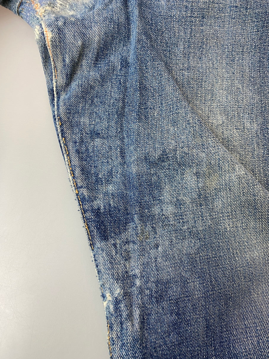 【現状渡し品】【メンズ】 Levi's リーバイス 60's 501 DENIM PANTS 60年代 デニムパンツ A-TYPE BIGE ボトムス 157-251022-yn-18-min サイズ：W33 L31 カラー：インディゴ 万代Net店