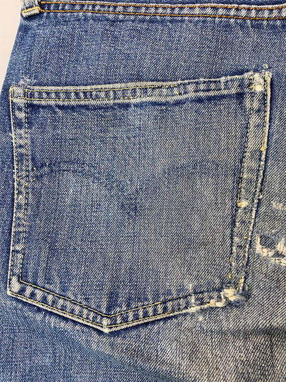 【現状渡し品】【メンズ】 Levi's リーバイス 60's 501 DENIM PANTS 60年代 デニムパンツ A-TYPE BIGE ボトムス 157-251022-yn-18-min サイズ：W33 L31 カラー：インディゴ 万代Net店