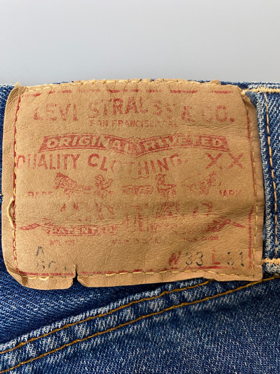 【現状渡し品】【メンズ】 Levi's リーバイス 60's 501 DENIM PANTS 60年代 デニムパンツ A-TYPE BIGE ボトムス 157-251022-yn-18-min サイズ：W33 L31 カラー：インディゴ 万代Net店