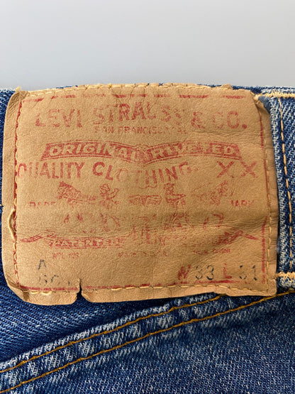 【現状渡し品】【メンズ】 Levi's リーバイス 60's 501 DENIM PANTS 60年代 デニムパンツ A-TYPE BIGE ボトムス 157-251022-yn-18-min サイズ：W33 L31 カラー：インディゴ 万代Net店