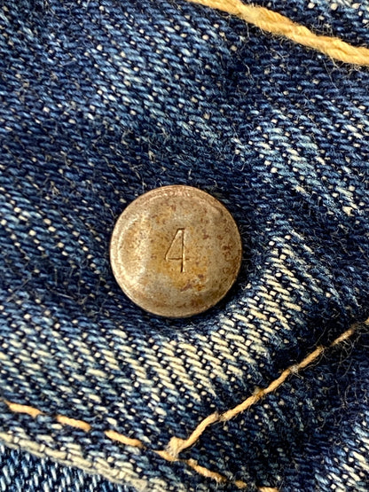 【現状渡し品】【メンズ】 Levi's リーバイス 60's 501 DENIM PANTS 60年代 デニムパンツ A-TYPE BIGE ボトムス 157-251022-yn-18-min サイズ：W33 L31 カラー：インディゴ 万代Net店