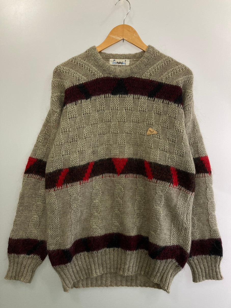 【中古品】【メンズ】 JAYKAY ジェイケイ MOHAIR KNIT モヘア ニット セーター メンズ トップス 146-251024-em-23-min サイズ：40 カラー：ライトブラウン系 万代Net店
