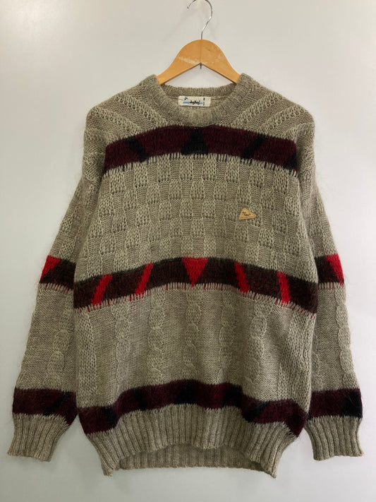 【中古品】【メンズ】 JAYKAY ジェイケイ MOHAIR KNIT モヘア ニット セーター メンズ トップス 146-251024-em-23-min サイズ：40 カラー：ライトブラウン系 万代Net店