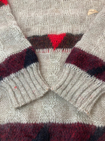 【中古品】【メンズ】 JAYKAY ジェイケイ MOHAIR KNIT モヘア ニット セーター メンズ トップス 146-251024-em-23-min サイズ：40 カラー：ライトブラウン系 万代Net店