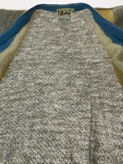 【中古品】【メンズ】 BARCLAY バークレイ 60S MOHAIR CARDIGAN 60年代 モヘアカーディガン メンズ トップス ニット ヴィンテージ 146-251024-em-26-min サイズ：M カラー：グレー系 万代Net店