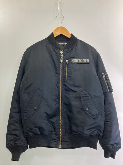 【中古品】【メンズ】 RESONATE GOODENOUGH グッドイナフ 00S MA-1 JACKET エムエーワン ジャケット メンズ アウター ミリタリー ブルゾン 146-251024-em-24-min サイズ：L カラー：ブラック 万代Net店