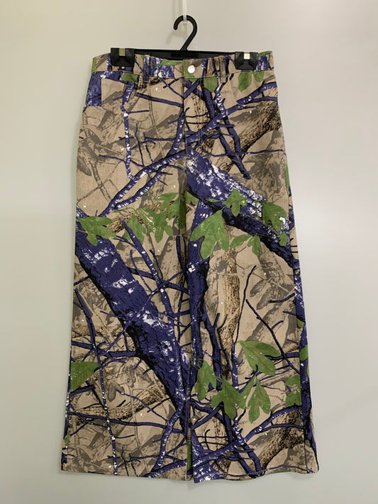 【中古美品】【メンズ】 DEAILE デール REAL TREE BAGGY PANTS BLUE TREE リアルツリー バギーパンツ ブルー ツリー メンズ ボトムス 153-251019-em-02-min サイズ：L カラー：ブラウン系（カモ） 万代Net店