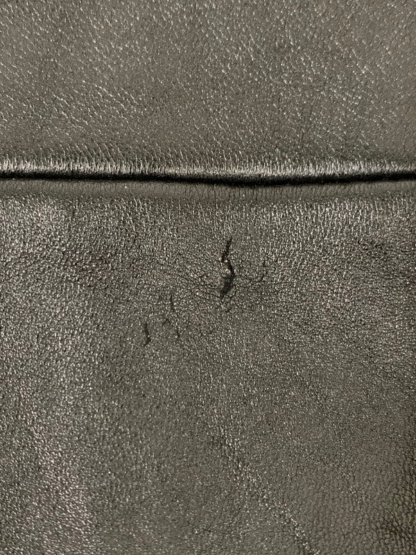 【現状渡し品】【メンズ】 LUIS ALVEAR LEATHER COAT レザーコート アウター 146-251122-AS-5-min サイズ：下記参照 カラー：ブラック 万代Net店