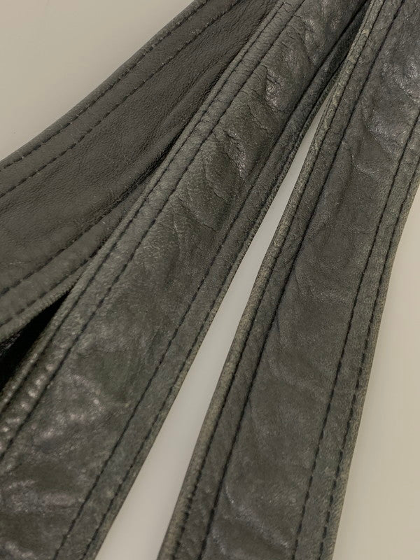 【現状渡し品】【メンズ】 LUIS ALVEAR LEATHER COAT レザーコート アウター 146-251122-AS-5-min サイズ：下記参照 カラー：ブラック 万代Net店