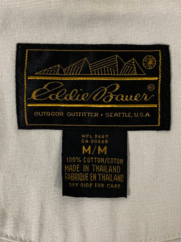 【中古品】【メンズ】 Eddie Bauer エディー・バウアー 80-90S COAT トレンチコート アウター 146-251122-AS-3-min サイズ：M カラー：オフホワイト 万代Net店