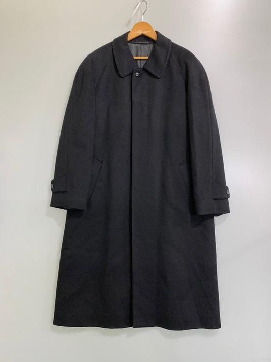 【中古品】【メンズ】 USED CASHMERE COAT カシミアコート アウター ロングコート 146-251122-AS-8-min サイズ：L カラー：ブラック 万代Net店