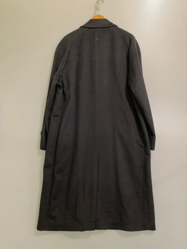 【中古品】【メンズ】 USED CASHMERE COAT カシミアコート アウター ロングコート 146-251122-AS-8-min サイズ：L カラー：ブラック 万代Net店