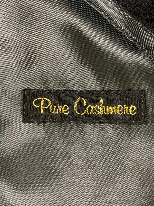 【中古品】【メンズ】 USED CASHMERE COAT カシミアコート アウター ロングコート 146-251122-AS-8-min サイズ：L カラー：ブラック 万代Net店