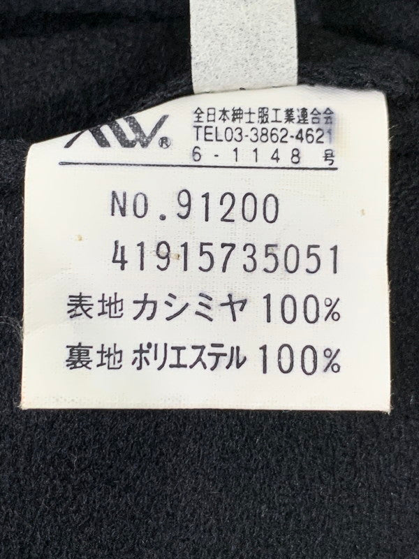 【中古品】【メンズ】 USED CASHMERE COAT カシミアコート アウター ロングコート 146-251122-AS-8-min サイズ：L カラー：ブラック 万代Net店