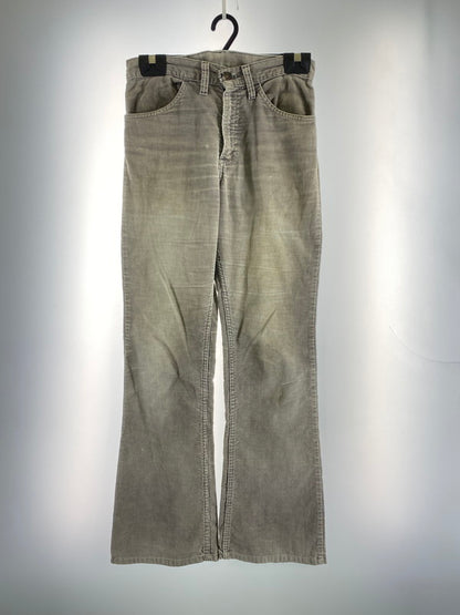 【現状渡し品】【メンズ】 Levi's リーバイス 刻印3 42TALON 70S 646 CORDUROY PANT 1970年代 コーデュロイパンツ メンズ ボトムス 157-260410-KS-25-min カラー：グレー 万代Net店