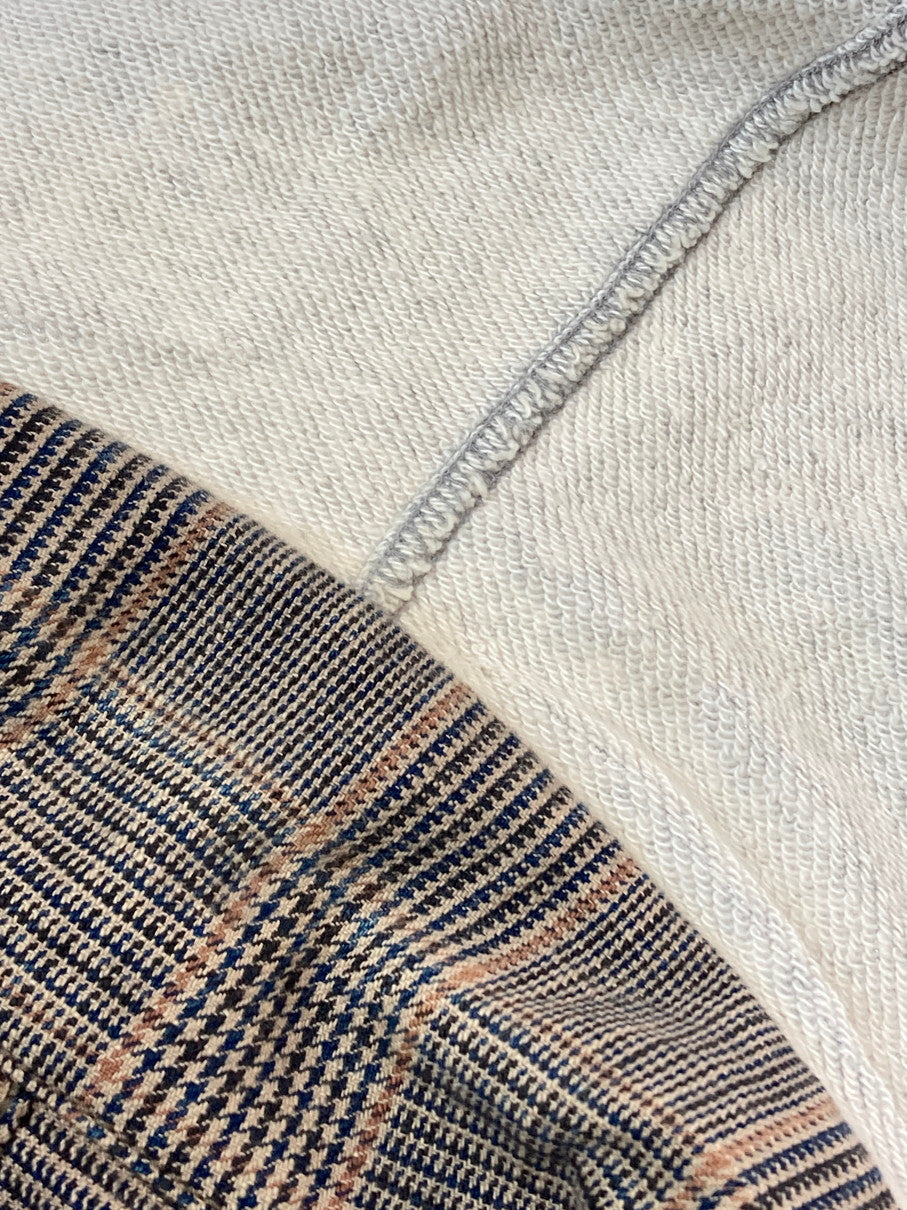 【現状渡し品】【メンズ】 FINAL HOME ファイナルホーム 06AW HYBRID HOODED BLAZER ハイブリッド フーディー ブレザー メンズ アウター 140-251024-em-22-min サイズ：F カラー：ブラウン系（チェック柄） 万代Net店