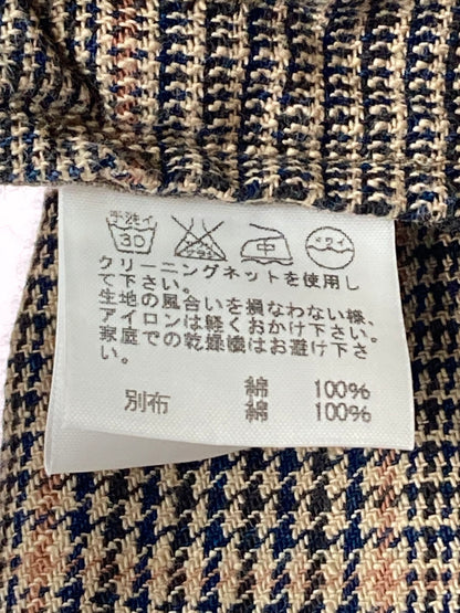 【現状渡し品】【メンズ】 FINAL HOME ファイナルホーム 06AW HYBRID HOODED BLAZER ハイブリッド フーディー ブレザー メンズ アウター 140-251024-em-22-min サイズ：F カラー：ブラウン系（チェック柄） 万代Net店