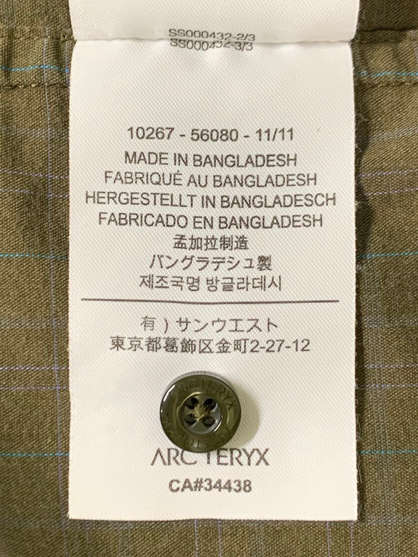 【中古品】【メンズ】 ARC'TERYX アークテリクス BACK LOGO S S SHIRT ブラック ロゴ 半袖 シャツ カットソー メンズ トップス 144-251023-em-19-min カラー：ブラウン系 万代Net店