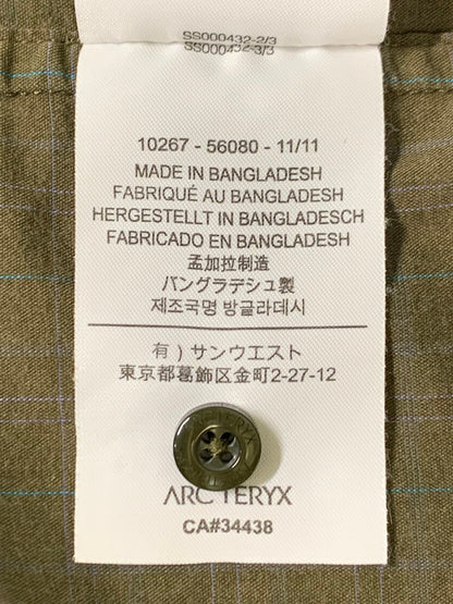 【中古品】【メンズ】 ARC'TERYX アークテリクス BACK LOGO S S SHIRT ブラック ロゴ 半袖 シャツ カットソー メンズ トップス 144-251023-em-19-min カラー：ブラウン系 万代Net店