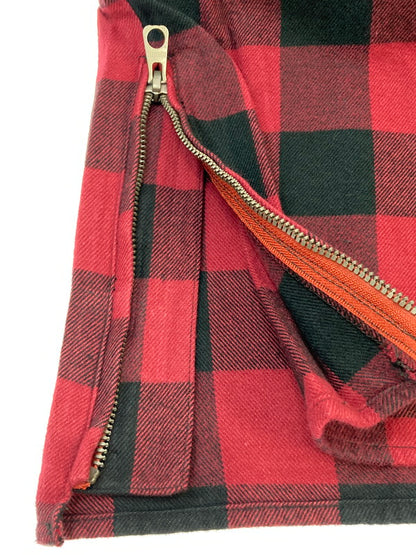 【中古品】【メンズ】 SOPHNET. ソフネット SOPH-178153 17AW TIMBERLAND FLANNEL CHECK PANEL SIDE ZIP SHIRT サイドジップシャツ トップス 142-251112-ks-52-min サイズ：M カラー：レッド系 万代Net店