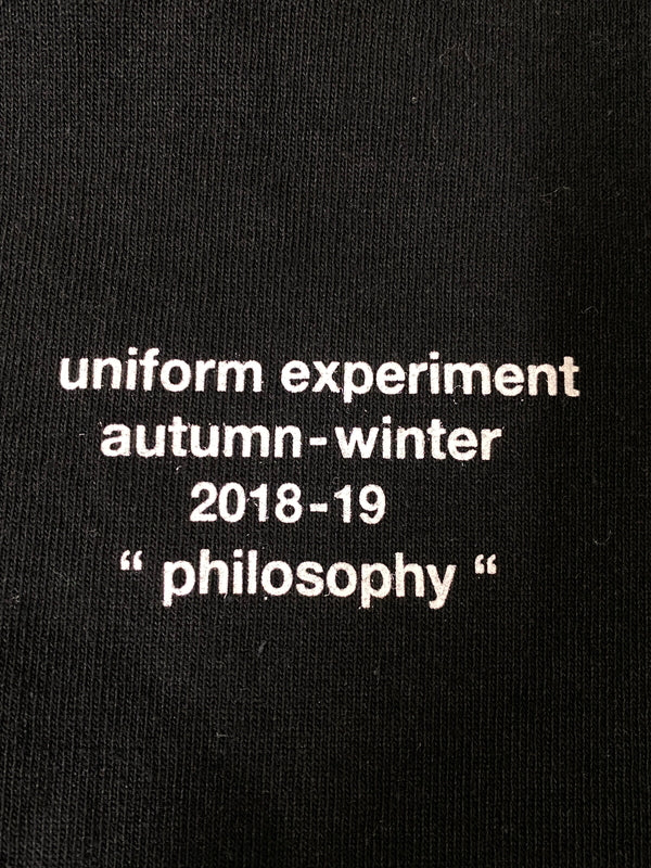 【中古品】【メンズ】 UNIFORM EXPERIMENT ユニフォームエクスペリメント 18AW BOTH SIDE CREW NECK LONG SLEEVE TEE UE-189070 メンズ 丸襟 長袖 142-260630-hu-25-min サイズ：2 カラー：ブラック 万代Net店