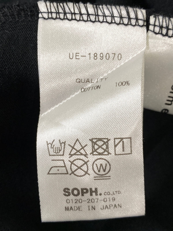 【中古品】【メンズ】 UNIFORM EXPERIMENT ユニフォームエクスペリメント 18AW BOTH SIDE CREW NECK LONG SLEEVE TEE UE-189070 メンズ 丸襟 長袖 142-260630-hu-25-min サイズ：2 カラー：ブラック 万代Net店