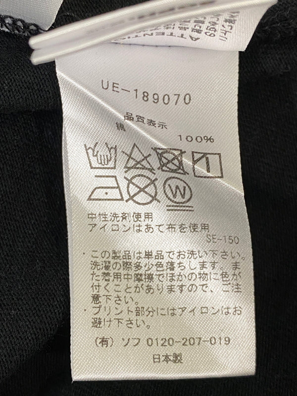【中古品】【メンズ】 UNIFORM EXPERIMENT ユニフォームエクスペリメント 18AW BOTH SIDE CREW NECK LONG SLEEVE TEE UE-189070 メンズ 丸襟 長袖 142-260630-hu-25-min サイズ：2 カラー：ブラック 万代Net店