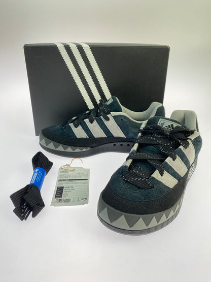 【中古品】【メンズ】 adidas アディダス × NEIGHBORHOOD ネイバーフッド 別注 コラボ ADIMATIC HP6770 アディマティック スニーカー 靴 161-251021-kk-54-min カラー：CBLACK/CHSOGR/DGSOGR 万代Net店