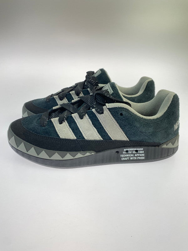 【中古品】【メンズ】 adidas アディダス × NEIGHBORHOOD ネイバーフッド 別注 コラボ ADIMATIC HP6770 アディマティック スニーカー 靴 161-251021-kk-54-min カラー：CBLACK/CHSOGR/DGSOGR 万代Net店