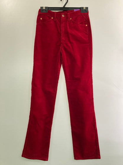 【中古美品】【メンズ】 BIG-JOHN ビックジョン B10421 コーデュロイパンツ 157-260104-zi-41-min サイズ：170A カラー：レッド 万代Net店