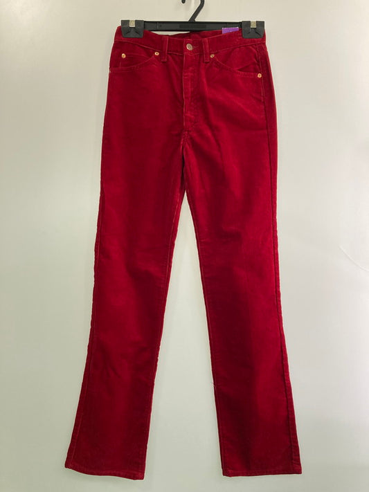【中古美品】【メンズ】 BIG-JOHN ビックジョン B10421 コーデュロイパンツ 157-260104-zi-41-min サイズ：170A カラー：レッド 万代Net店