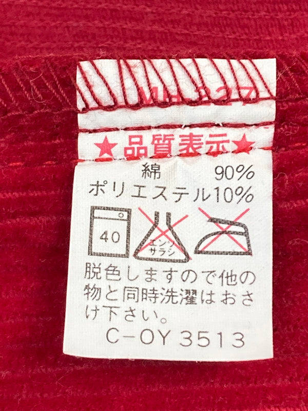 【中古美品】【メンズ】 BIG-JOHN ビックジョン B10421 コーデュロイパンツ 157-260104-zi-41-min サイズ：170A カラー：レッド 万代Net店