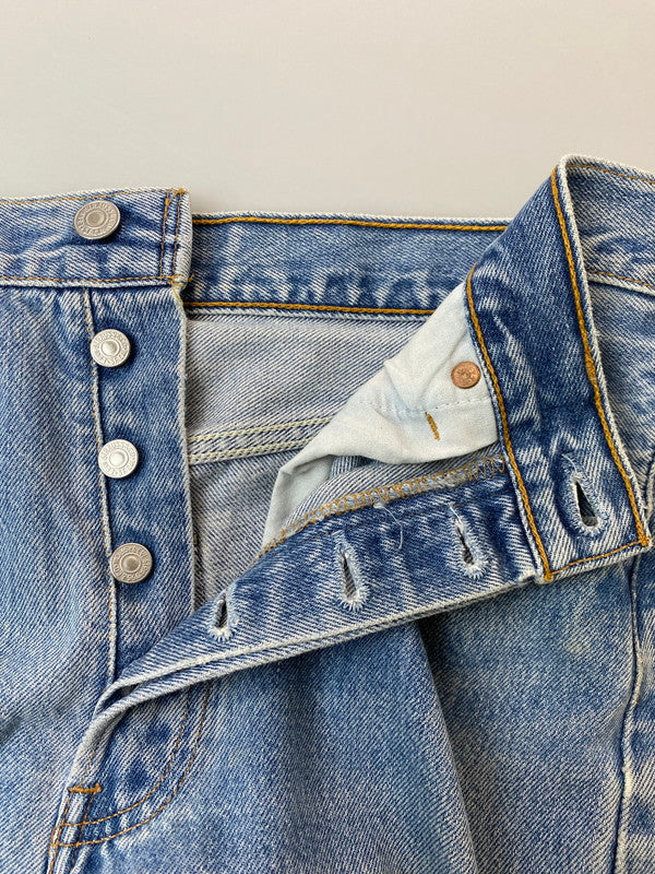 【現状渡し品】【メンズ】 Levi's リーバイス 90S 501xx ボタン裏刻印653 USA製 DENIM PANTS 90年代 デニム パンツ アメリカ製 メンズ ボトムス ジーンズ ジーパン 157-251109-em-36-min サイズ：Ｗ33 L36 カラー：インディゴブルー 万代Net店