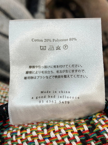 【中古品】【メンズ】 A GOOD BAD INFLUENCE ア グッド バッド インフルエンス MEN DON'T PROTECT ANYMORE HOODIE フーディー パーカー トップス 142-251025-cn-25-min サイズ：M カラー：ブラック×ホワイト/裏地：マルチカラー 万代Net店